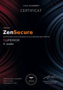 Certificat Ajax Systems : Superior, obtenu par ZenSecure